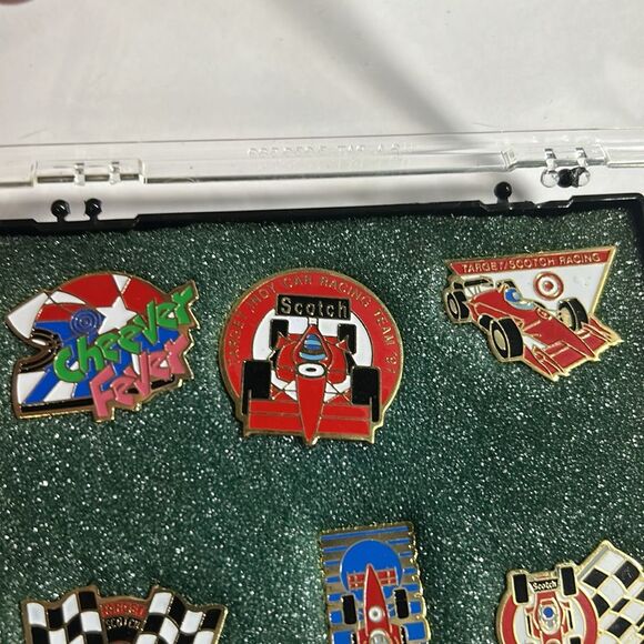 1991 TARGET INDY CAR Racing Team 6 Pin Set -Cheever Fever,Scotch, - Picture 7 of 7